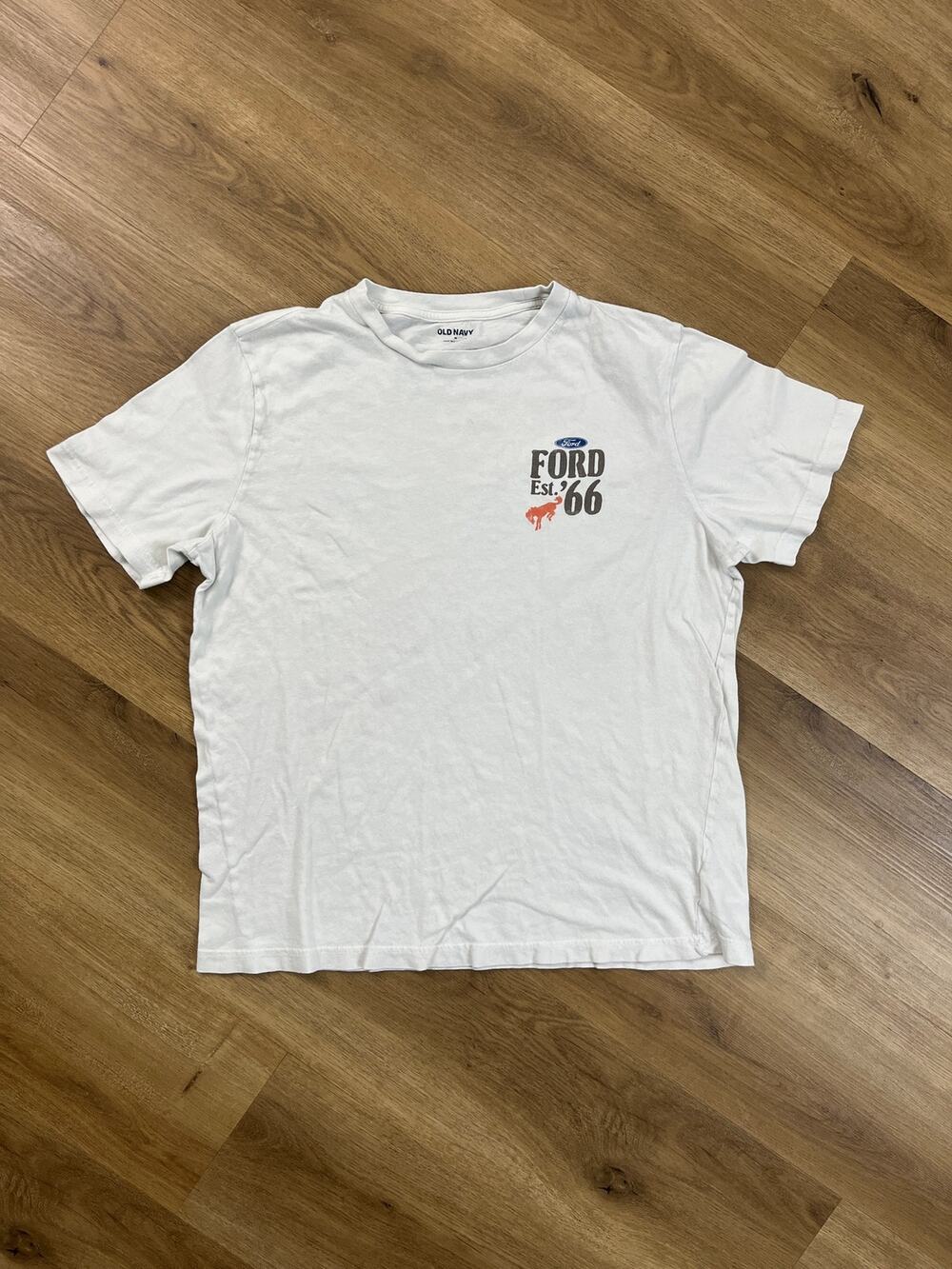 Old Navy Ford '66 Bronco Graphic Tee White Size M